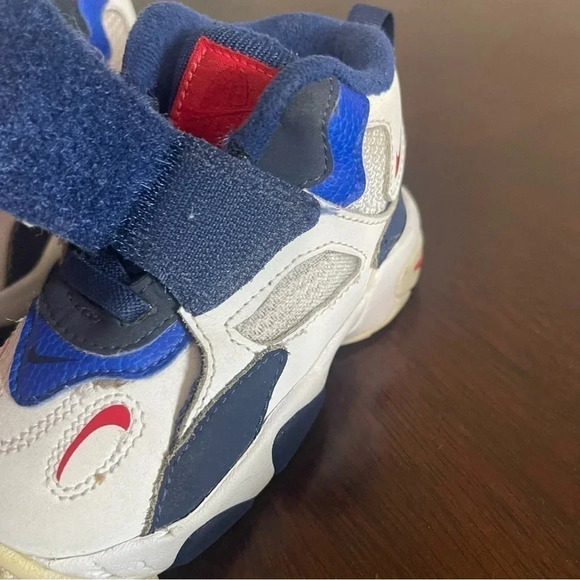 Nike Air Max Speed Turf Size 6C Blue White Velcro Baby Toddler - Picture 11 of 11